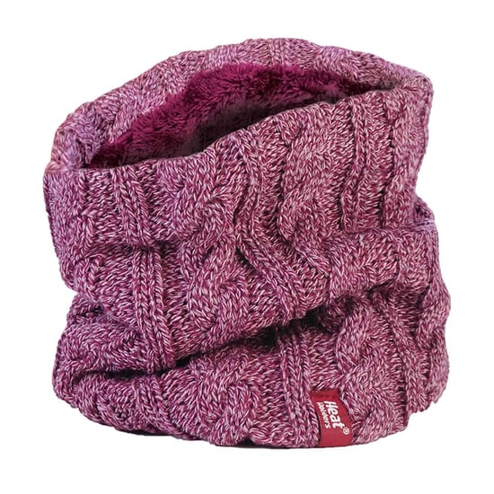 Wärmehalter - Ladies Thick Cable Knit Fleece Lined Neck Warmer - Image 1