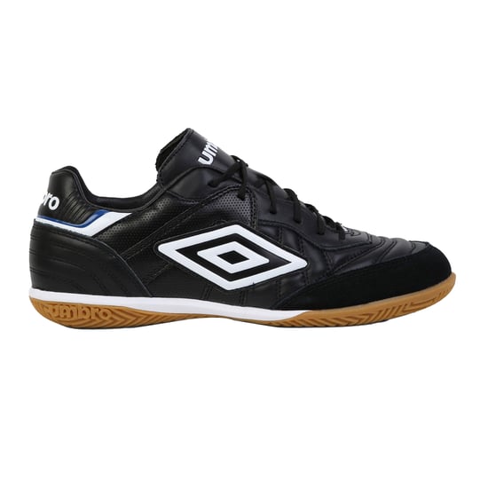 Umbro Herren Speciali Eternal Team NT Leder-Turnschuhe (Schwarz/Weiß/Königsblau) - Image 4