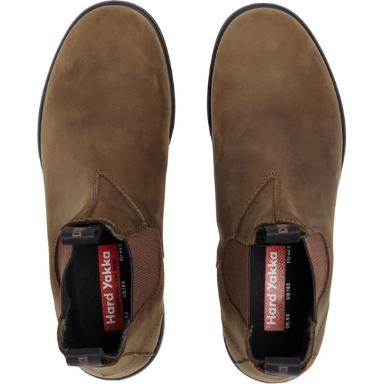 Harte Yakka Brunswick Leder Herren Saddle Brown Nubuck Stiefel - Image 4
