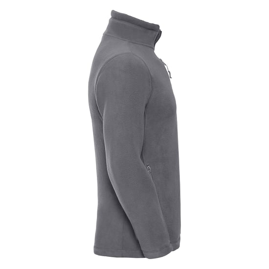 Russell - Fleecejacke Durchgehender Reißverschluss für Herren - Für Außen (Grau unifarben) - Image 3
