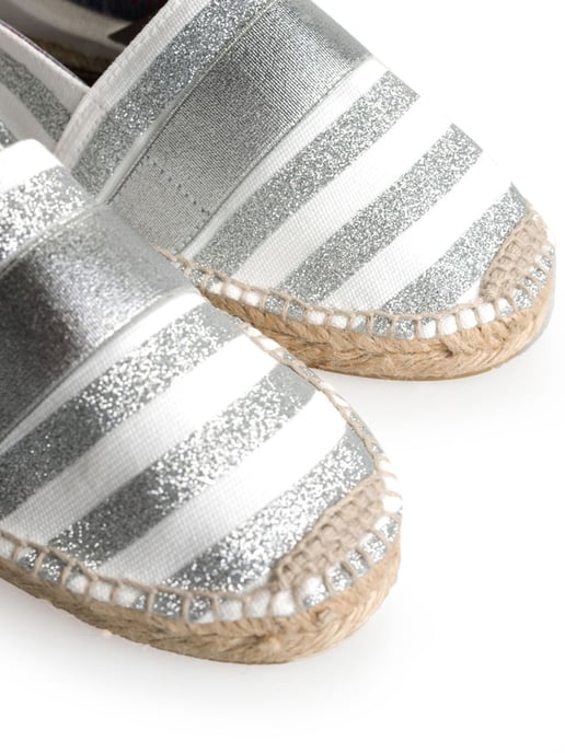 Trussardi Jeans Espadrilles Damen Silber - Image 4