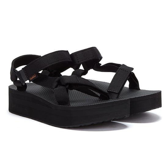 Teva Womens Flatform Universal Sandalen - (Schwarz) - Image 1