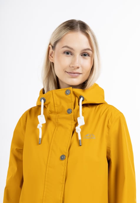ICEBOUND Regenjacke mit Innenprint Damen Senf - Image 3
