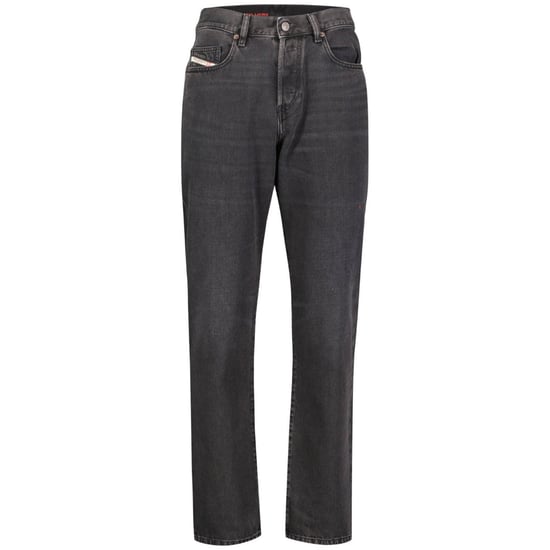 Diesel D-Viker Jeans in normaler Passform in Schwarz - Image 1