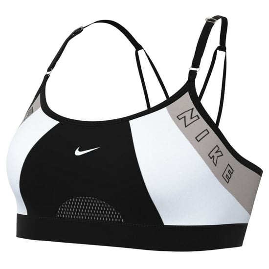 Nike Indy Trainings-BH, Schwarz/Grauer Sport-BH - Image 1