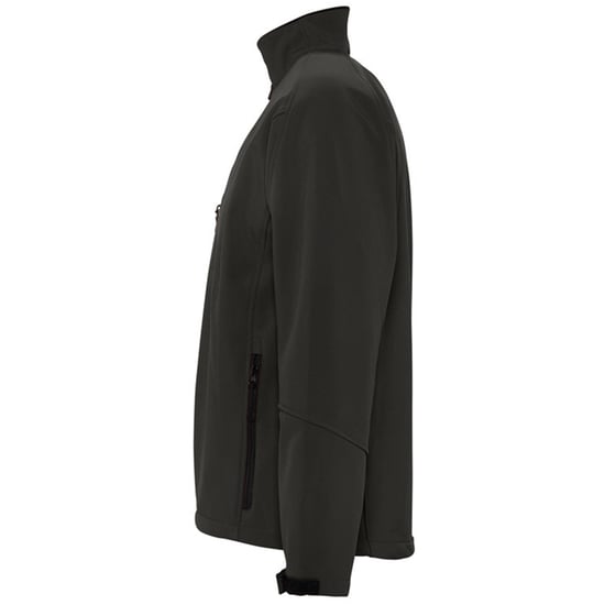 SOLS Mens Relax Soft Shell Jacket (atmungsaktiv, winddicht und wasserabweisend) (Schwarz) - Image 3