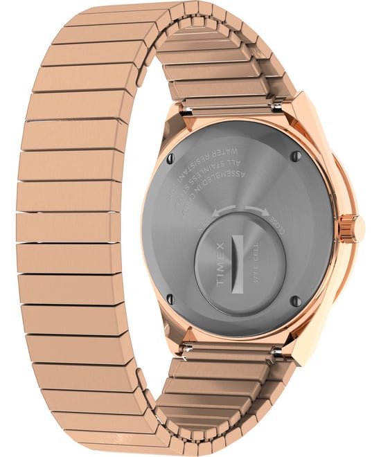Timex Q Wiederauflage Damen Armbanduhr Rose Gold TW2W10700 - Image 4