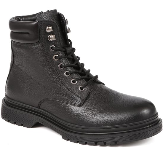 Jones Bootmaker Elio Leather Lace Up Boots - Image 1