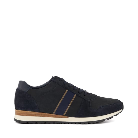 Dune Mens TRECK Stripe-Detail Runner Trainers Treck - Image 2