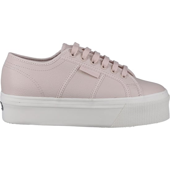 Superga 2790 Leder Damen Rosa Mandel Turnschuhe - Image 4