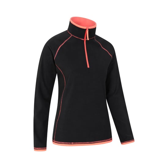 Mountain Warehouse Damen/Damen Montana Half Zip Fleece Top (Jet Black) - Image 5