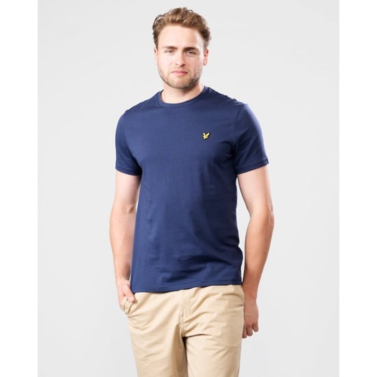 Lyle & Scott Tee SS Einfarbiges T-Shirt Blau - Image 3