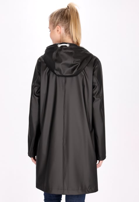Schmuddelwedda Regenmantel Damen schwarz - Image 4