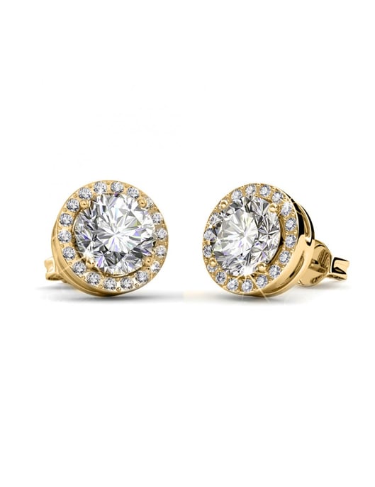 Sophia Ohrringe - Gold und Kristall - Image 3