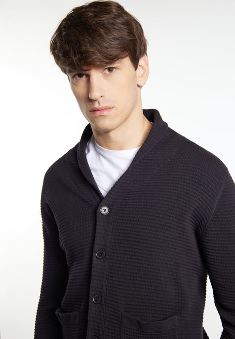Mo Strickjacke Herren Schwarz - Image 5