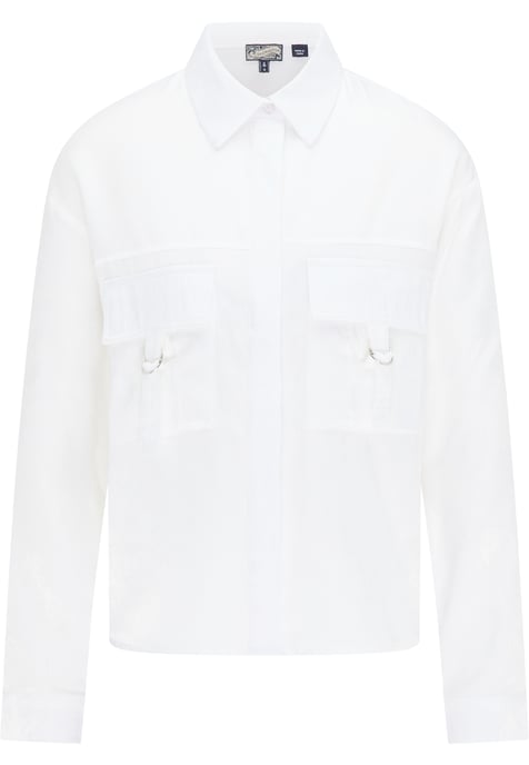 Dreimaster Bluse Damen weiß - Image 4
