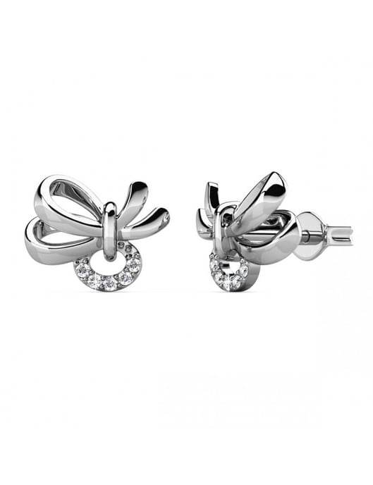 Posie Ohrringe - Silber und Kristall - Image 1