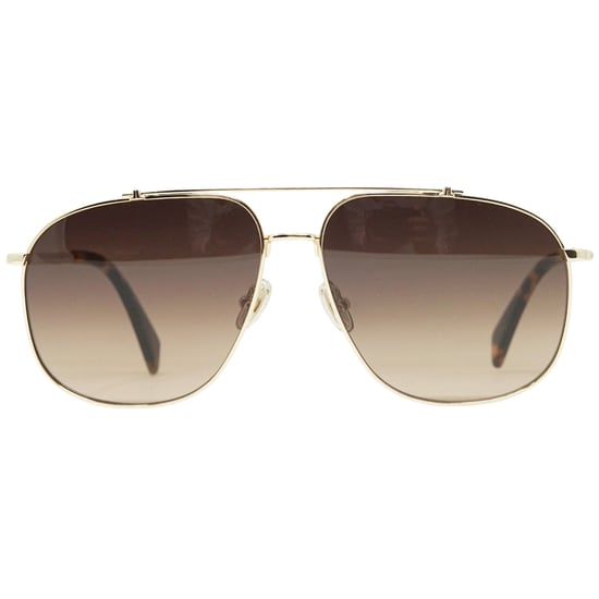 Braune Lanvin-Sonnenbrille mit Verlaufsglas und goldenen Glsern - Image 1