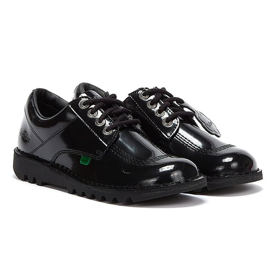 Damen Kickers Kick Lo Lackschuhe - (Schwarz) - Image 1
