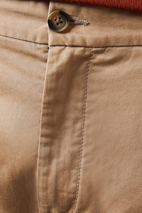 Burton Mens Slim Fit Chino Trousers Blue Cotton Blend Elastane All Seasons - Image 5