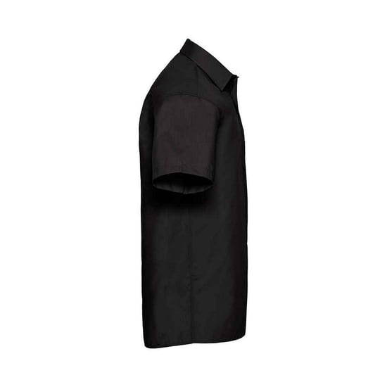 Russell Collection - Formelles Hemd Pflegeleicht für Herren kurzärmlig (Schwarz) - Image 3