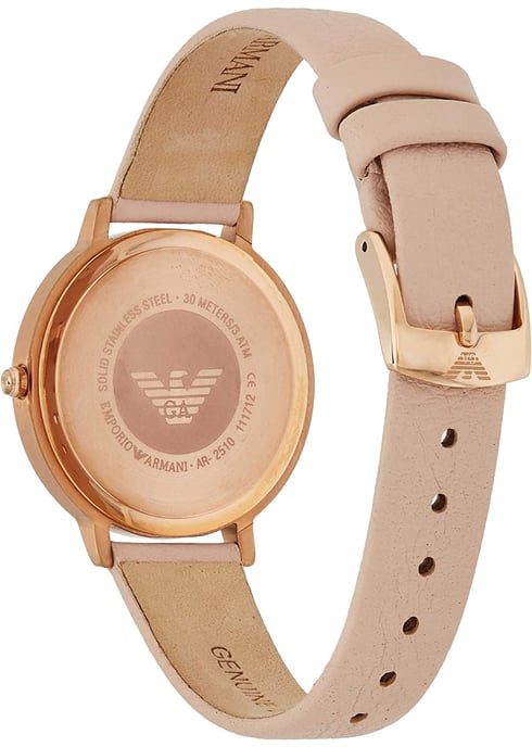 Emporio Armani Kappa Beige Damen Armbanduhr AR2510 - Image 4