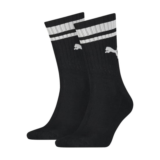 PUMA Heritage Crew 2Pck Schwarze Socken - Image 1