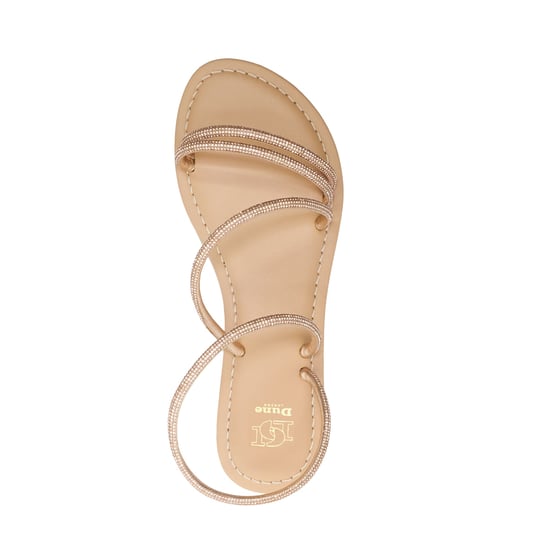 Dune Ladies Lessia - Diamante Embellished Flat Sandals - Image 3