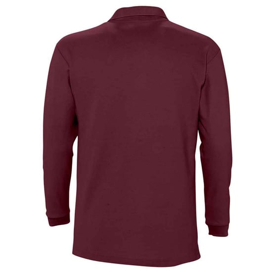 SOLS - "Winter II" Poloshirt für Herren/Damen Unisex Langärmlig (Burgunderrot) - Image 2