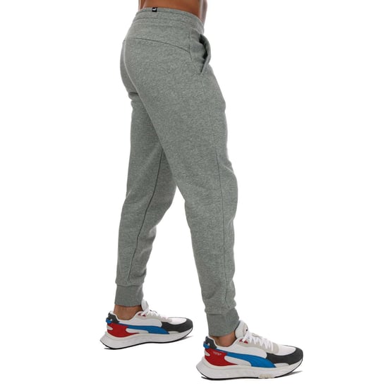 Men's Puma Essentials Logo Sweatpants in Grey