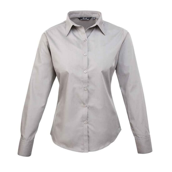 Premier - Hemd für Damen Langärmlig (Silber) - Image 1