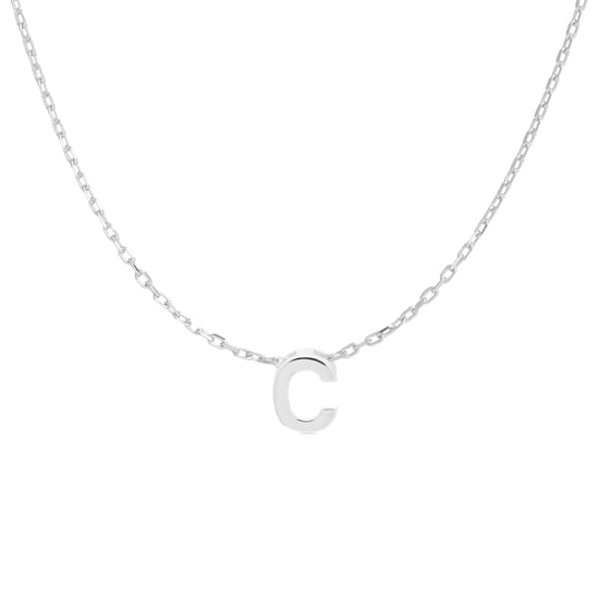Luxenter Sterling Silber 925 rhodiniert Halskette - Alphabet - Image 1