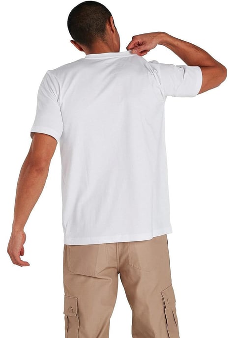 Berghaus Herren Bio-T-Shirt mit großem Logo in Weiß - Image 2