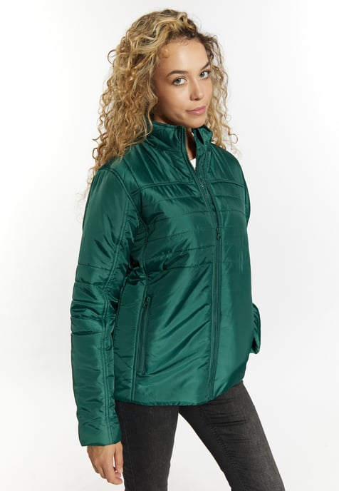 Mymo Leicht wattierte Jacke Damen dunkelgrün - Image 3