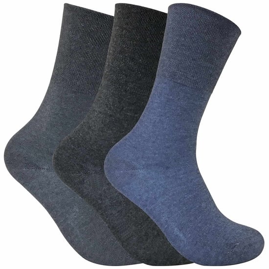 3 Pack Damen nicht elastische thermische diabetische Socken für schlechte Durchblutung - Image 1