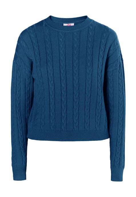 Mymo Strickpullover Damen Marine - Image 1