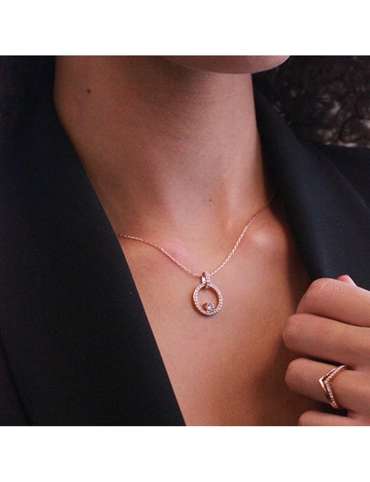 Desiree Set und Box - Rose Gold und Kristall - Image 6