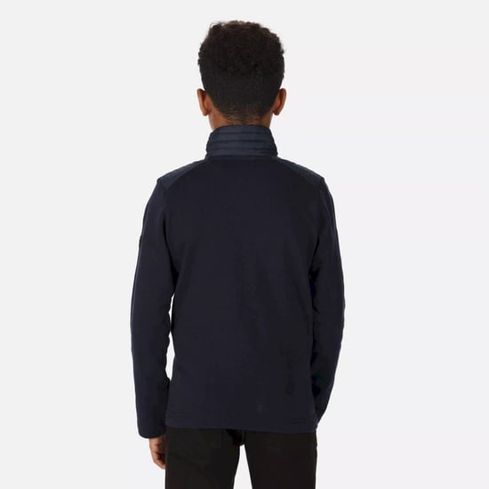 Regatta Childrens/Kids Markas Fleece aus gebürsteter Baumwolle (Navy) - Image 5