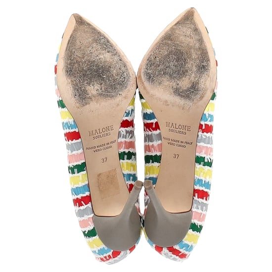 Malone Souliers Brenda Pumps aus mehrfarbigem Canvas - Image 6