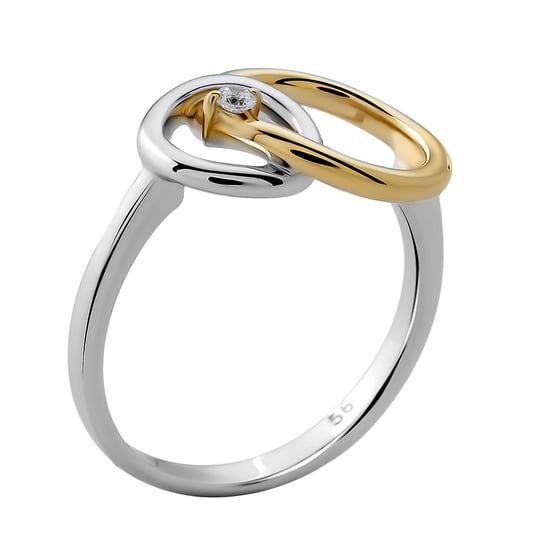 Orphelia Damen-Ring Sterling-Silber 925 – Silber/Gold ZR-7503/1 - Image 3
