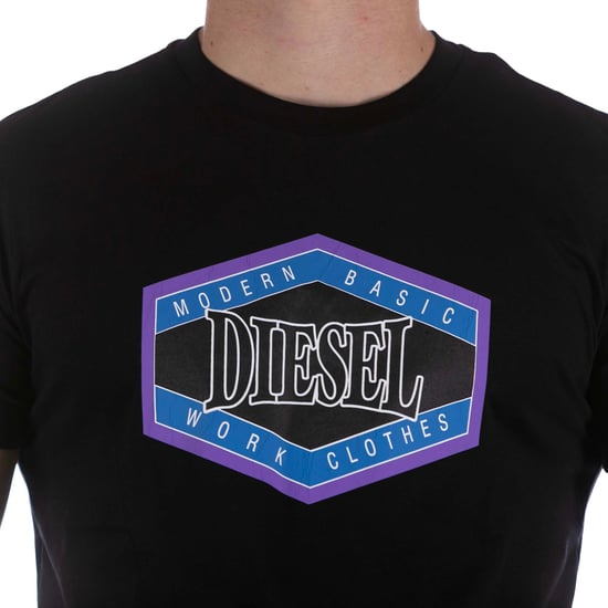 T-Shirt Diesel Diegor E14 Noir - Image 4