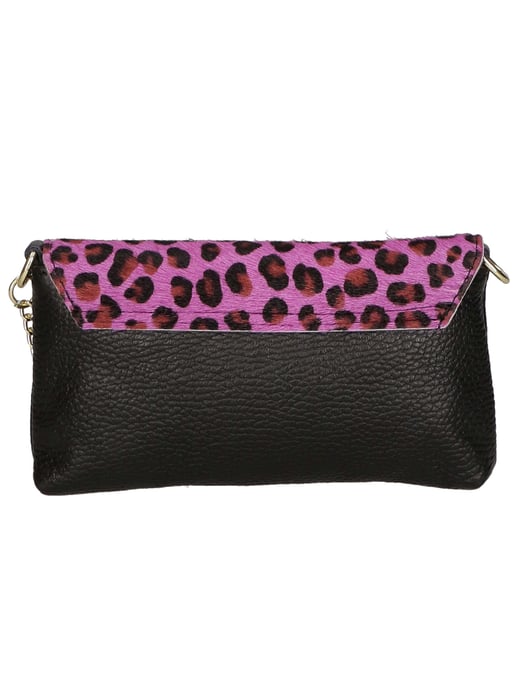 Gave Lux Clutch bag women CHEETAH FUCHSIA