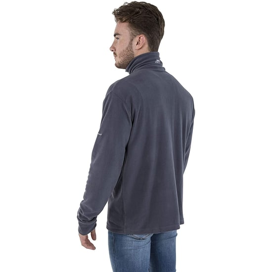 Trespass Masonville Herren Fleecepullover mit Reißverschluss bis zur Brust (Dunkelgrau) - Image 3