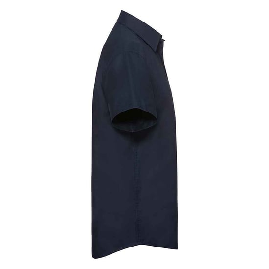 Russell Collection - Hemd für Herren kurzärmlig (Leuchtend Navy-Blau) - Image 3