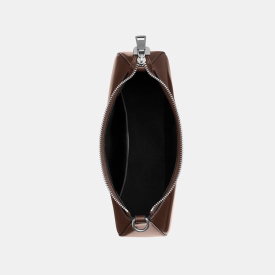 Teri Shoulder Bag in Spazzolato Leather with Leather Strap