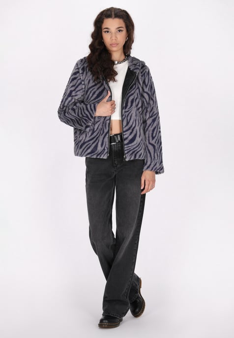 Mymo Jacke Damen grau/schwarz - Image 2