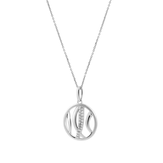 Orphelia Damen-Kette aus 925er Sterlingsilber mit Anhänger – Silber ZH-4768 - Image 1
