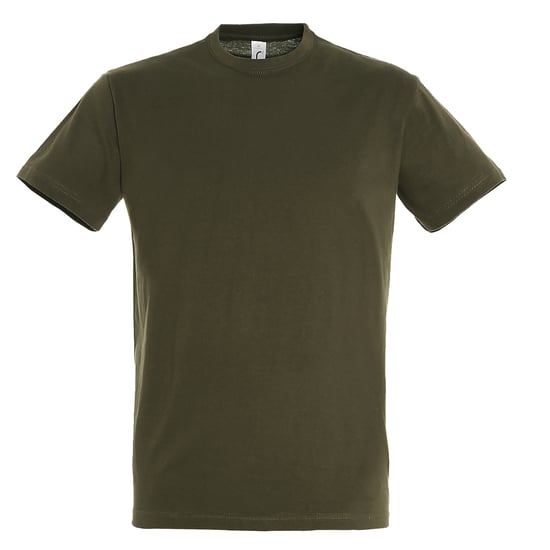SOLS Herren Regent T-Shirt mit kurzen Ärmeln (Armee) - Image 1