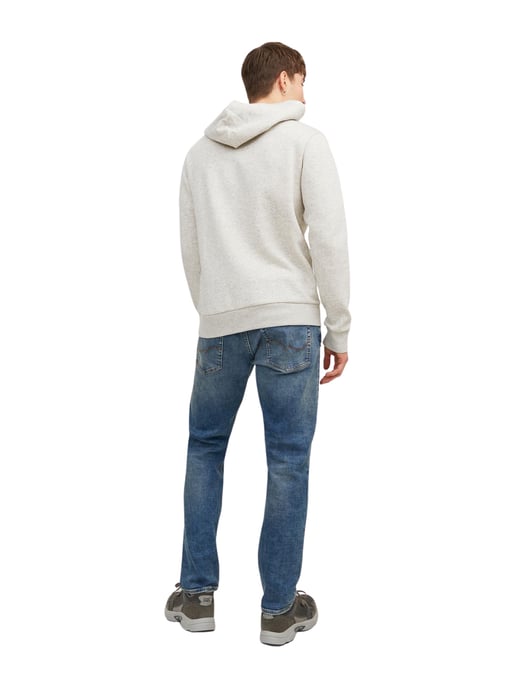Dieser Kapuzenpulli für Herren mit normaler Passform ist ein Muss für jeden Kleiderschrank. Das Kapuzensweatshirt besteht aus gebürstetem Material mit einer weichen Innenseite, die es kuschelig und warm macht. Die Kapuze des Hoodies hat einen Kordelzug. Ä - Image 5