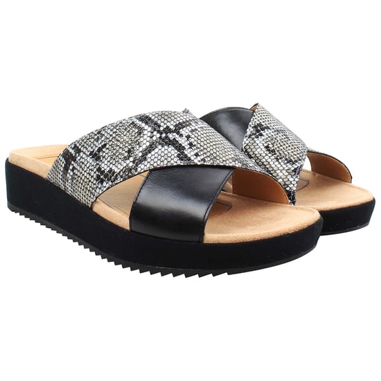 Vionic Hayden Snake Damen Schwarze Sandalen - Image 4